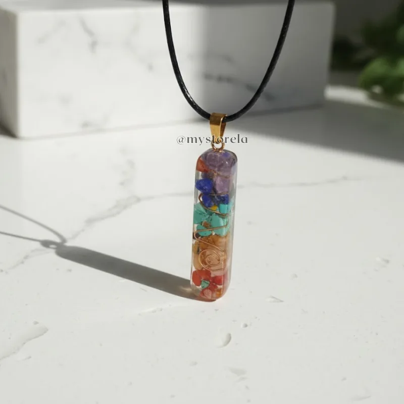 collar pendulo 7 chakras